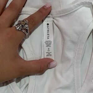 Athleta Ivory Sleeveless Top